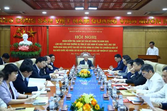 Kiểm tra việc triển khai Nghị quyết Đại hội XIV và công tác chuẩn bị bầu cử tại Bắc Ninh
