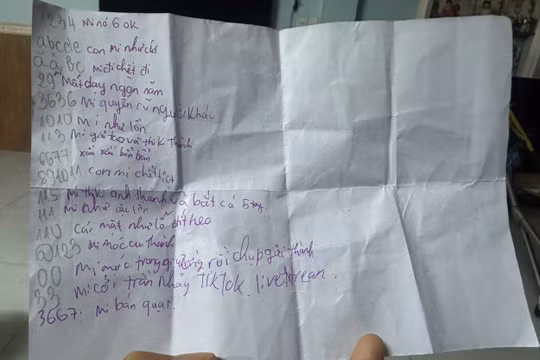 'Mật mã' xúc phạm nữ sinh lớp 5 không còn là trò đùa học sinh