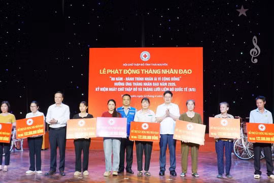Thái Nguyên: Tiếp nhận 7,7 tỷ đồng hỗ trợ người yếu thế