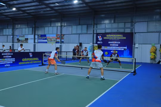 Sôi động sân chơi kết nối tại Giải Pickleball Hội Nhà báo Việt Nam 2026