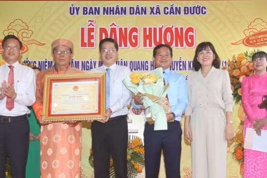 Lễ hội Kỳ yên đình Tân Chánh nhận bằng di sản quốc gia