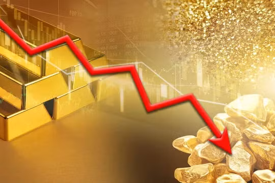 Vàng thế giới lao dốc không phanh: Từ đỉnh cao 5.420 USD xuống sát mốc 5.000 USD