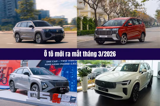 Loạt ô tô mới đáng chú ý vừa ra mắt tháng 3 tại thị trường Việt Nam