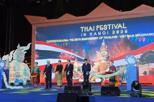 Khai mạc lễ hội 'Thai Festival 2026' tại Hoàng thành Thăng Long