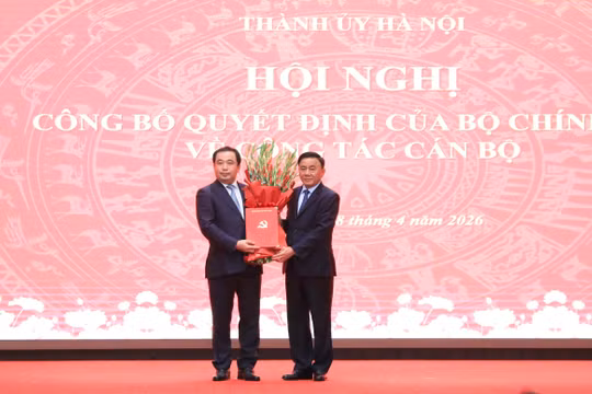 Ông Trần Đức Thắng làm Bí thư Thành ủy Hà Nội