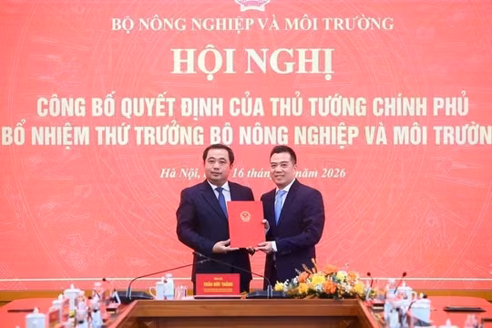 Ông Đặng Ngọc Điệp được bổ nhiệm làm Thứ trưởng Bộ Nông nghiệp và Môi trường
