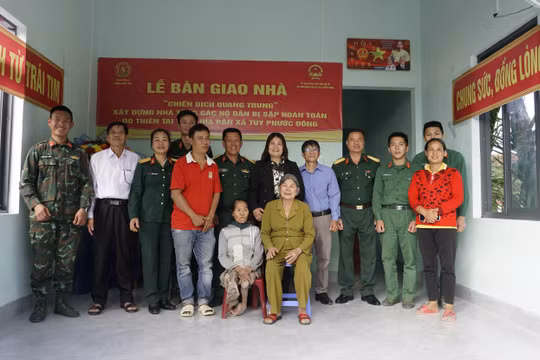 Quân đoàn 34 hoàn thành xuất sắc “Chiến dịch Quang Trung”, giúp dân có nhà mới đón Tết