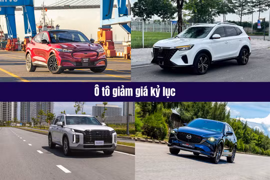 Loạt ô tô giảm giá kỷ lục tại Việt Nam