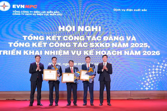 Công ty Dịch vụ Điện lực miền Bắc đẩy mạnh tự động hóa, nâng cao chất lượng dịch vụ mũi nhọn, sẵn sàng cho nhiệm vụ năm 2026