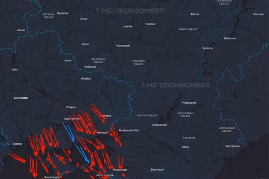 Nga đánh chặn 148 UAV Ukraine trong đợt tấn công quy mô lớn
