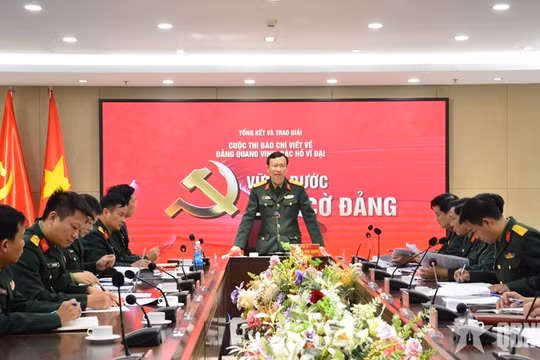Thống nhất công tác tổng kết, trao giải Cuộc thi báo chí “Vững bước dưới cờ Đảng”