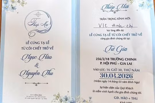 Gia Lai: Tấm thiệp “cúng tạ từ cõi chết trở về” và câu chuyện sinh tử đầy ám ảnh của vợ chồng trẻ
