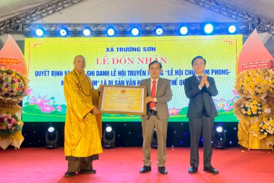 Lễ hội chùa Kim Phong - núi Thần Đinh là Di sản quốc gia