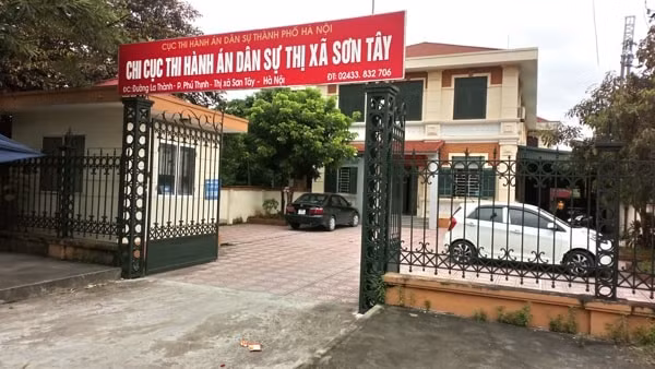 Trụ sở Chi cục THADS thị xã Sơn Tây