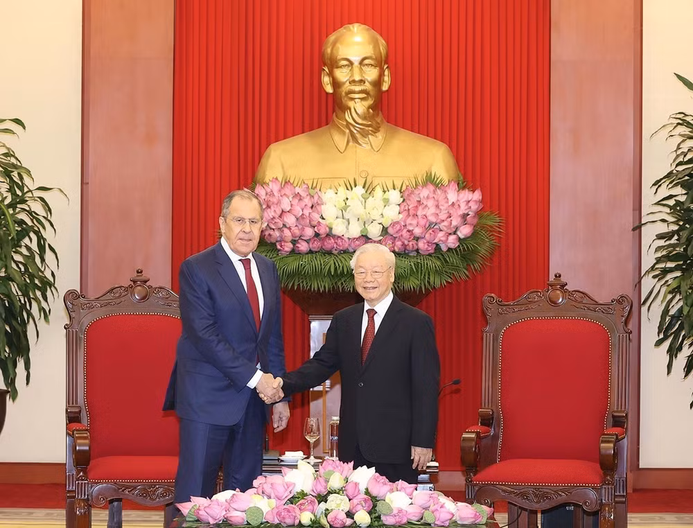 tong bi thu nguyen phu trong tiep bo truong ngoai giao lien bang nga hinh 1