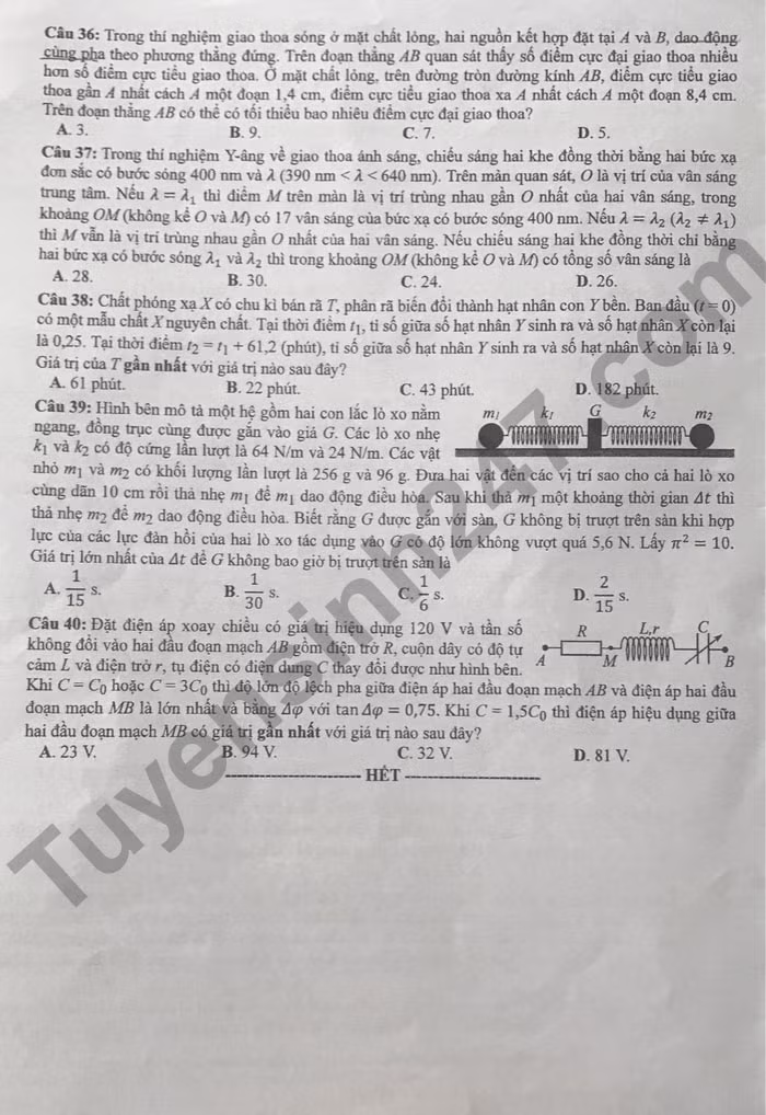 de thi tot nghiep thpt 2022 mon vat ly ma de 224 hinh 4