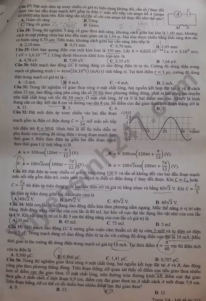 de thi tot nghiep thpt 2022 mon vat ly ma de 213 hinh 3