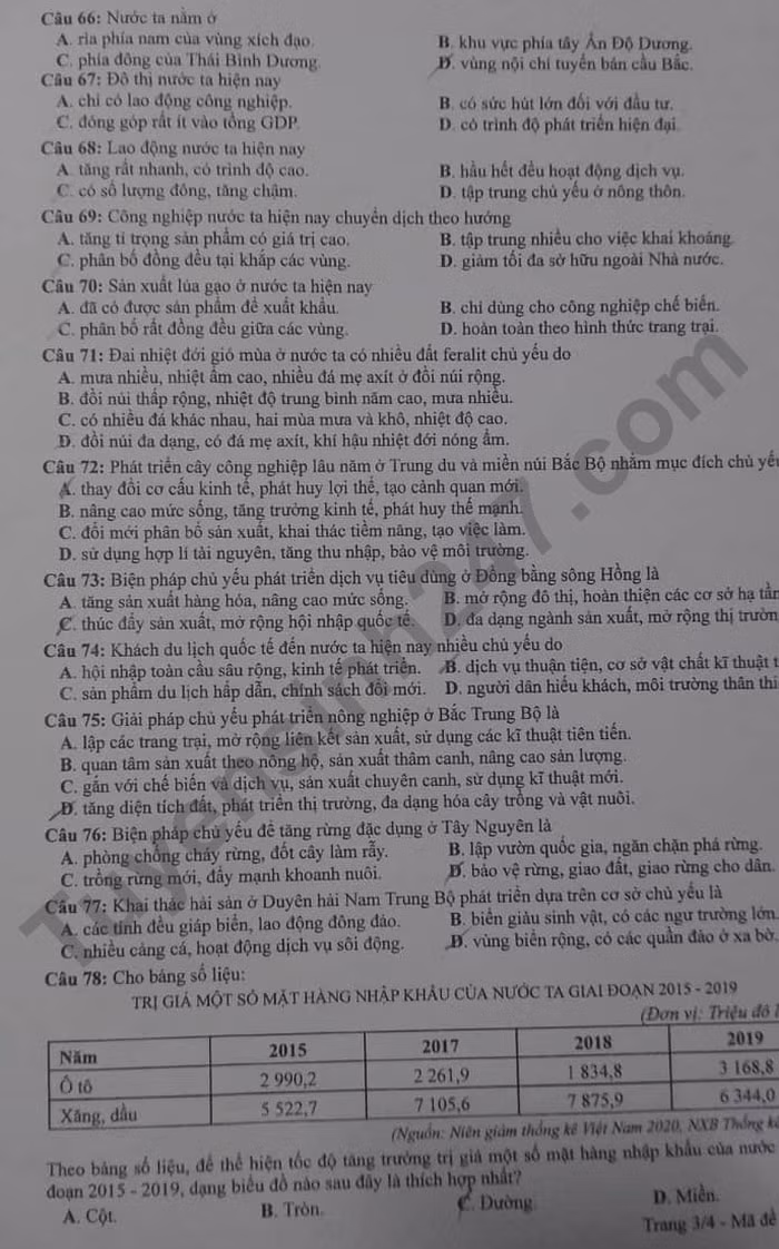 de thi tot nghiep thpt 2022 mon dia ly ma de 312 hinh 3