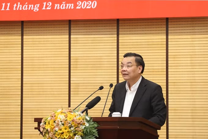 Chủ tịch UBND TP Chu Ngọc Anh phát động thi đua năm 2021