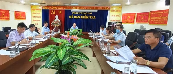 Kỳ họp thứ 49 UBKT Tỉnh ủy Lào Cai