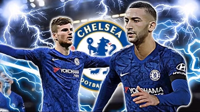 Cặp đôi Werner và Ziyech là những bản hợp đồng chất lượng của Chelsea. Ảnh: internet.