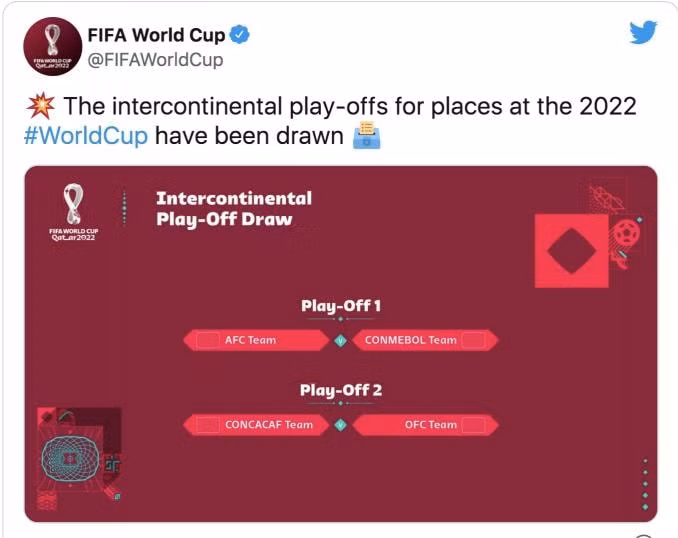 dai dien chau a gap kho o vong play off world cup 2022 hinh 1