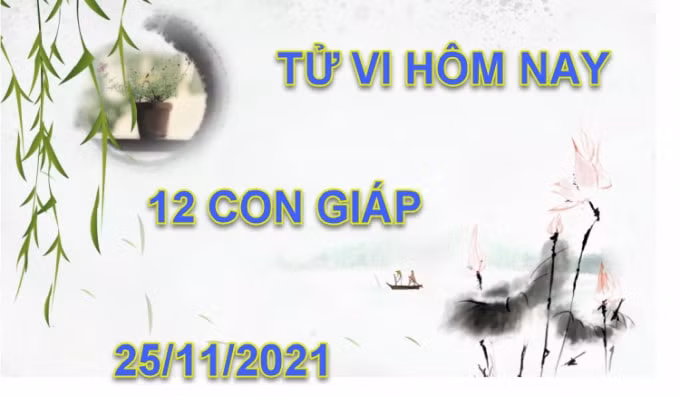 tu vi hom nay 25 11 2021 thu 5 ngay 21 10 am lich cua 12 con giap hinh 1