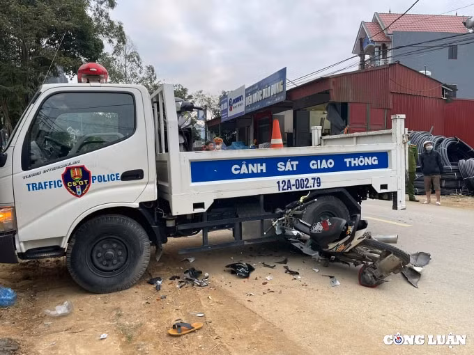 lang son lam ro thong tin csgt truy duoi gay tai nan khien mot hoc sinh bi thuong nang hinh 1