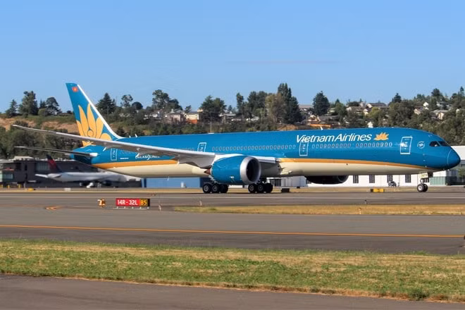 vietnam airlines khai thac chuyen bay thang thuong le dau tien den my hinh 1