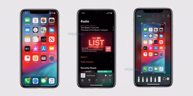 Màn hình giao diện chính iOS 13.