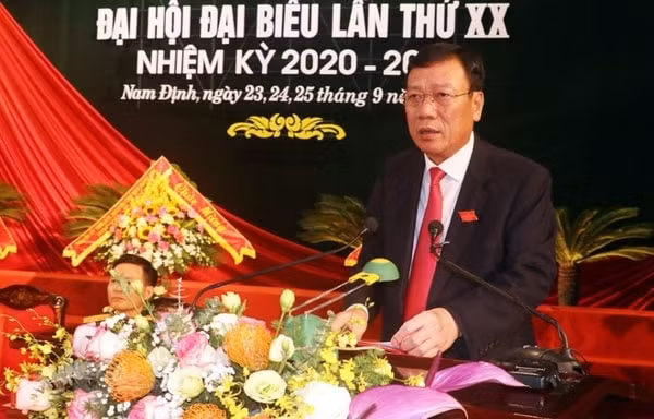 Ông Đoàn Hồng Phong, Bí thư Tỉnh ủy Nam Định