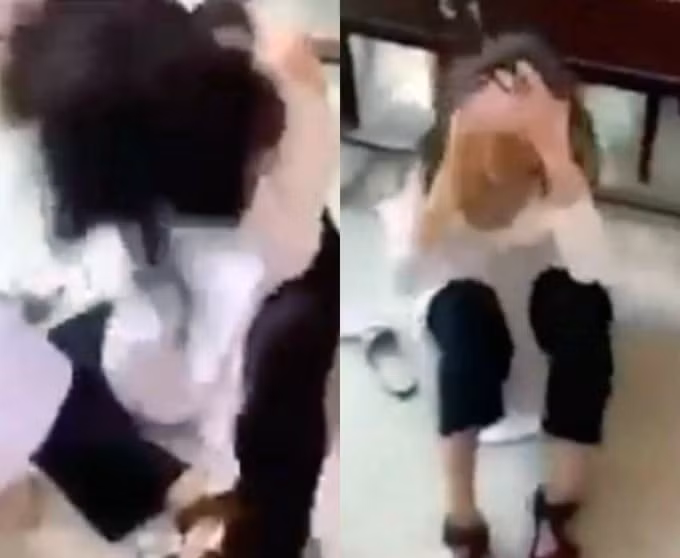 NỮ SINH BỊ ĐÁNH HỘI ĐỒNG