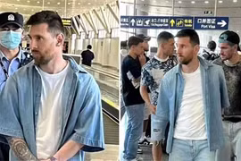 Messi bất ngờ bị giữ lại ở sân bay Trung Quốc trong 2 tiếng