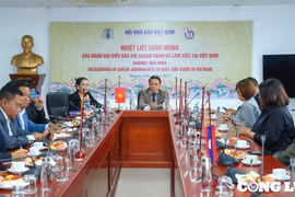 Hội Nhà báo Việt Nam tiếp Đại sứ quán và đoàn đại biểu các nhà báo đến từ Liên đoàn Báo chí ASEAN