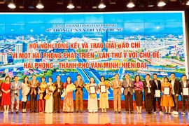 19 tác phẩm đoạt giải báo chí "Vì một Hải Phòng phát triển" lần thứ V