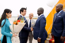 Chủ tịch Quốc hội Cộng hòa Bờ Biển Ngà đến Hà Nội, bắt đầu thăm chính thức Việt Nam