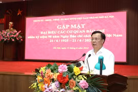 Bí thư Hà Nội yêu cầu các sở, ngành, quận, huyện, thị xã chủ động cung cấp thông tin cho báo chí