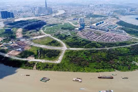 Cải tạo cảnh quan bờ sông Sài Gòn phía Khu đô thị Thủ Thiêm