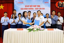 Báo Bình Dương và Báo Lào Cai hợp tác nâng cao hoạt động nghiệp vụ báo chí