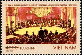 Bộ Thông tin & Truyền thông phát hành tem bưu chính kỷ niệm 50 năm Hiệp định Paris