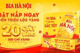 Đón Tết tài lộc cùng chương trình khuyến mại của Bia Hà Nội Tết 2024