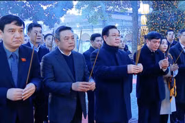 Chủ tịch Quốc hội Vương Đình Huệ dự Lễ khai xuân tại Khu di tích Hoàng thành Thăng Long