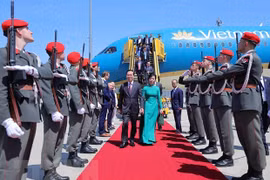 Lễ đón chính thức Chủ tịch nước Võ Văn Thưởng thăm Cộng hòa Áo
