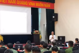 Tập huấn nghiệp vụ báo chí trong lực lượng Công an nhân dân