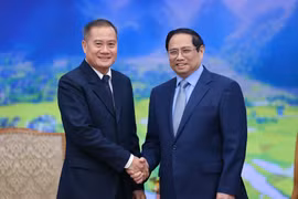 Thủ tướng Chính phủ Phạm Minh Chính tiếp Tổng giám đốc Thông tấn xã Pathet Lào