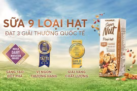3 giải thưởng quốc tế - sữa 9 loại hạt Vinamilk Super Nut