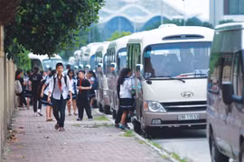 Siết điều kiện xe đưa đón học sinh
