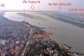 Thi tuyển phương án kiến trúc cầu Thượng Cát bắc qua sông Hồng