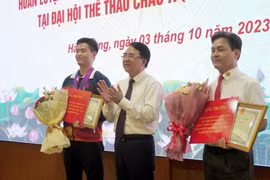 Phạm Quang Huy đứng đầu danh sách bầu chọn vận động viên thể thao tiêu biểu Hải Phòng 2023