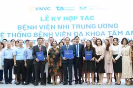 Bệnh viện Nhi Trung ương hợp tác chiến lược với Hệ thống BVĐK Tâm Anh - Hệ thống tiêm chủng VNVC